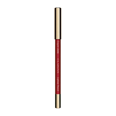 Clarins Lipliner Pencil in shade 06 Red, with a sleek design, displayed on a neutral background, highlighting its precise tip.