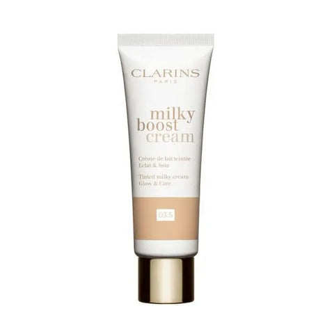 Clarins Milky Boost Cream 3.5 45ml in a jar, with the Jag Couture London - New York branding visible on the packaging