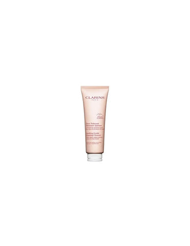 Clarins Soothing Gentle Foaming Cleanser 125ml bottle, lightweight and moisturizing facial cleanser by Jag Couture London New York