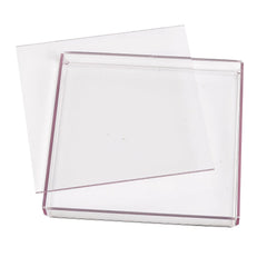 Clear perspex 17 x 17cm tray and 16.5 x 16.5cm divider Jag Couture London - New York