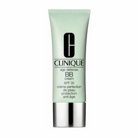 Clinique Age Defense BB Cream 02 in 40ml tube, featuring a smooth, lightweight formula for a natural, even skin tone.