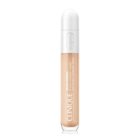 Clinique Even Better All-Over Concealer+Eraser in CN28 Ivory, beige concealer for skin brightening and blemish coverage.