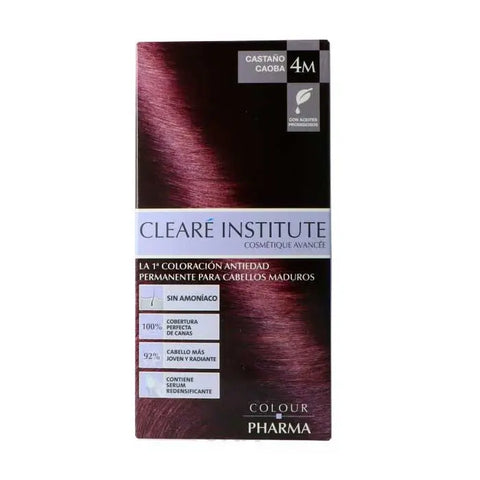 Jag Couture London-New York Colour Pharma 4M chestnut mahogany 1U hair color product showing rich chestnut brown shade