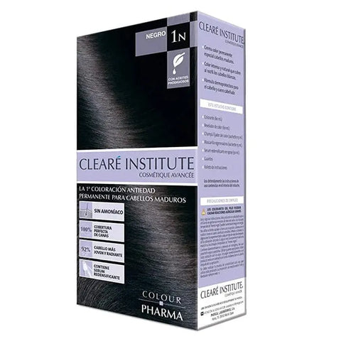 Jag Couture London-NY Colour Pharma Colour Clinuance N1 Black hair dye in a sleek black shade, shown in the product image.