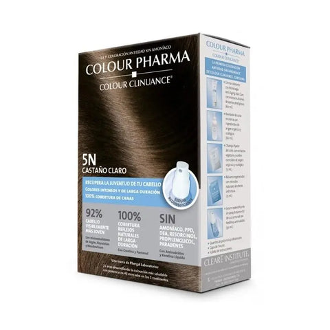 Jag Couture London New York Colour Pharma Colour Clinuance N5 Castaño Claro hair color in a light brown shade