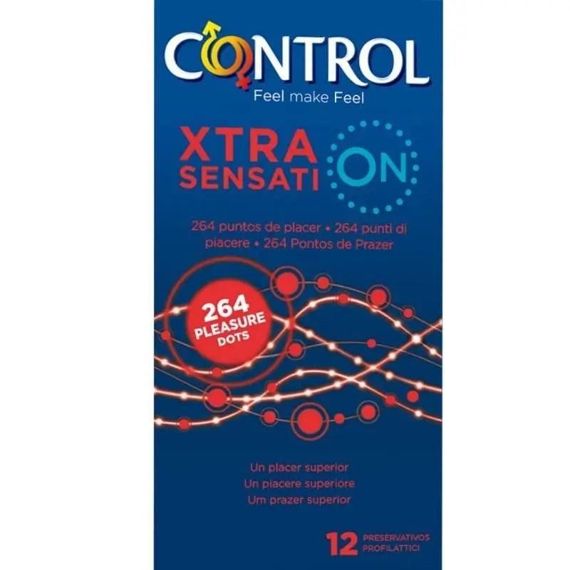 Jag Couture London - New York Condoms Control Xtra Sensation 12 pieces