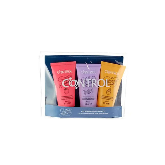 Control Sweet Pleasure Travel Kit Massage Gels 3x 50ml Jag Couture London - New York