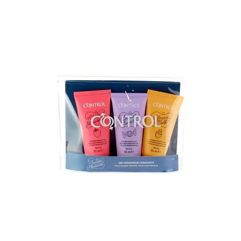 Jag Couture London - New York Control Sweet Pleasure Travel Kit Massage Gels 3x 50ml