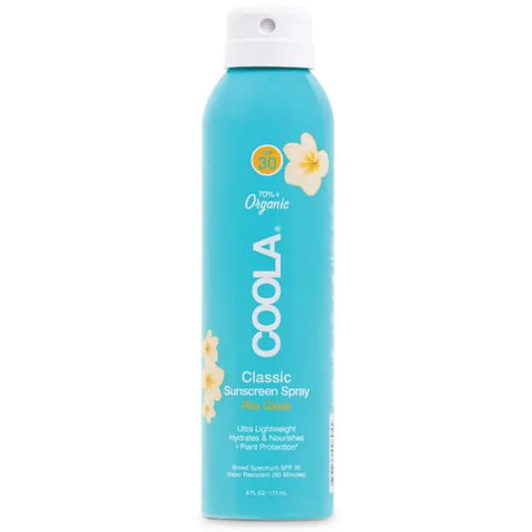 Jag Couture London - New York Coola Classic Body Organic Sunscreen Spray Spf30 Piña Colada 177ml