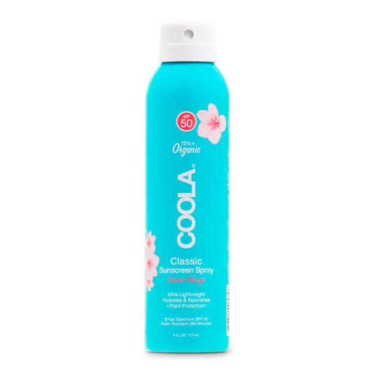Coola Classic Body Organic Sunscreen Spray Spf50 Guava Mango 177ml Jag Couture London - New York