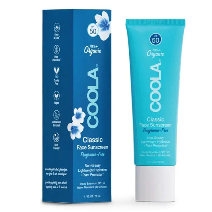 Jag Couture London - New York Coola Classic Face Organic Sunscreen Lotion Spf50 50ml