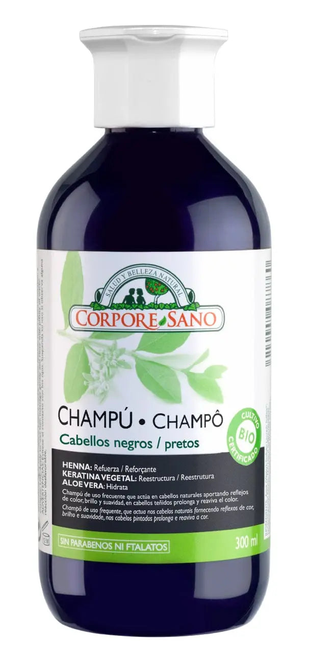 Jag Couture London - New York Corpore Champu Henna 300ml Cabellos Negros Bio