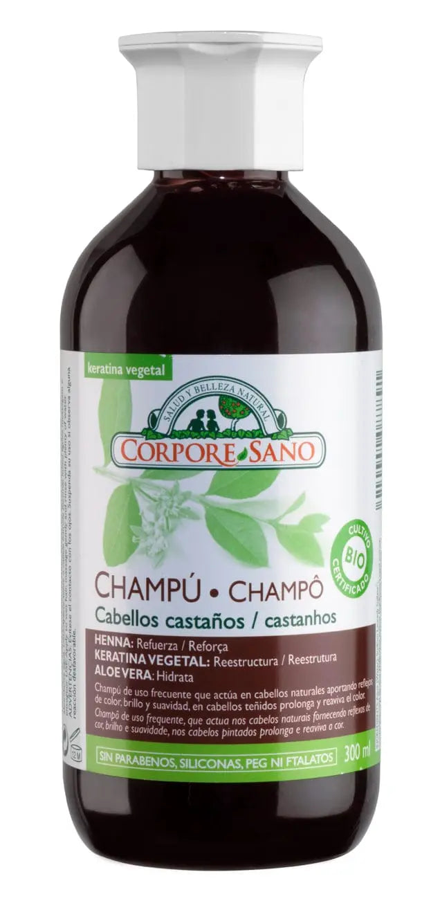 Jag Couture London - New York Corpore Champu Henna Cab Castaños 300ml Bio