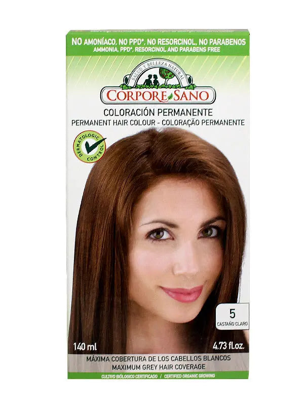Corpore Sano Tinte Permanente N 5 Castaño Claro 140ml Jag Couture London - New York