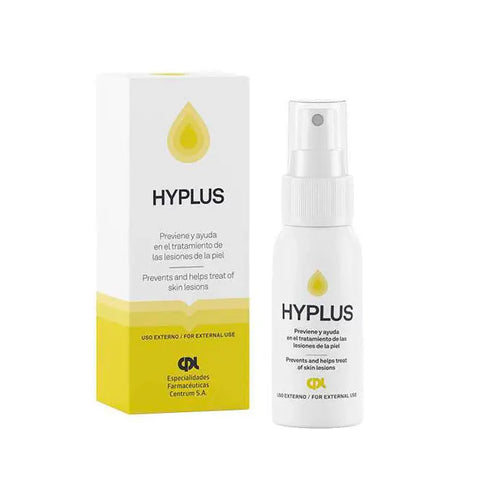 Cpi Hyplus Skin Lesions Spray 100ml by Jag Couture London - New York, shown in a clear spray bottle with label and cap.