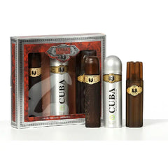 Cuba Paris Gold Eau De Toilette Spray 100ml Set 3 Pieces 2020 Jag Couture London - New York