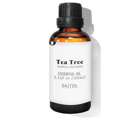 Daffoil tea tree essential oil in a 100ml bottle, displayed with natural lighting and a clean background, branded by Jag Couture London.