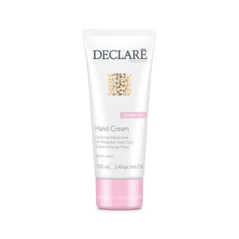 Declaré hand cream in 100ml tube by Jag Couture London New York, with smooth, moisturizing texture for soft hands.