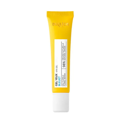 Decleor Hydra Floral Everfresh Hydrating Eye Gel in 15ml jar, lightweight formula for refreshed, moisturized under-eye skin