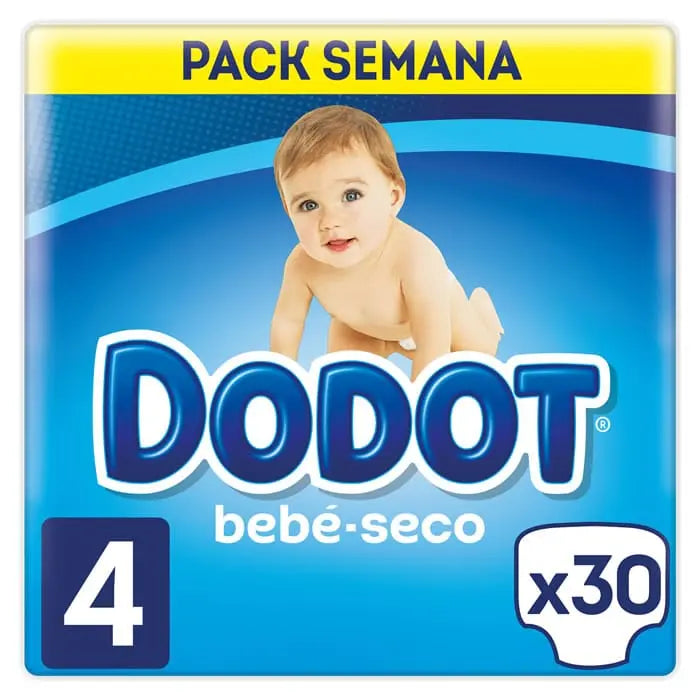 Jag Couture London - New York Dodot Baby-Dry Diapers Size 4, 30 Diapers