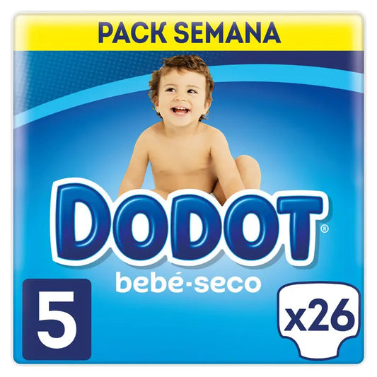 Dodot Baby-Dry Diapers Size 5, 26 Diapers Jag Couture London - New York