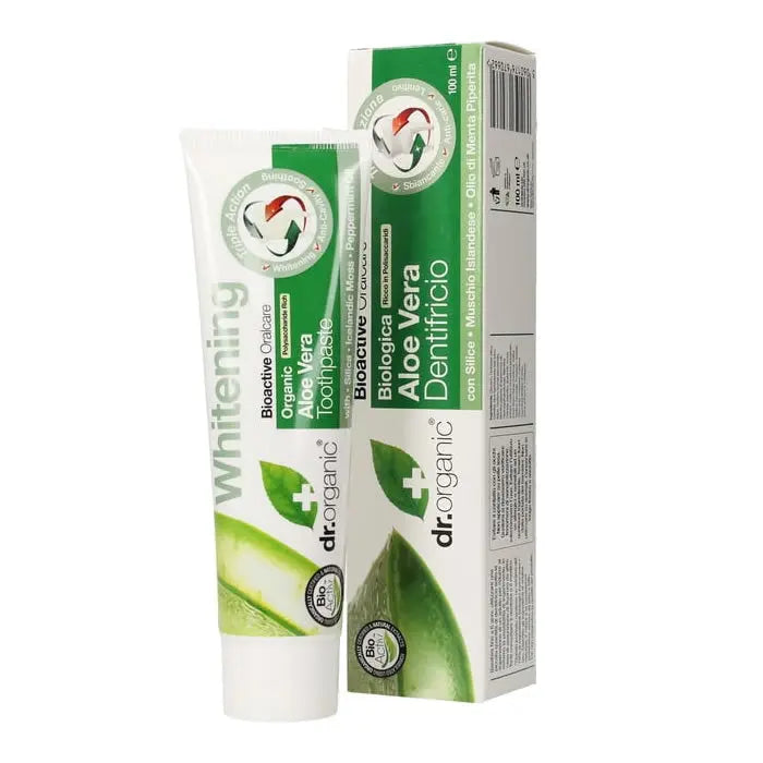 Dr Organic Aloe Vera Toothpaste 100ml Jag Couture London - New York