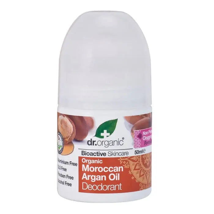 Dr Organic Moroccan Argan Oil Deodorant Roll On 50ml Jag Couture London - New York