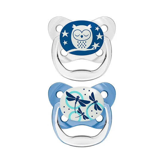 Dr. Brown's Prevent Nocturne Pacifier Blue T/1 0-6M Jag Couture London - New York