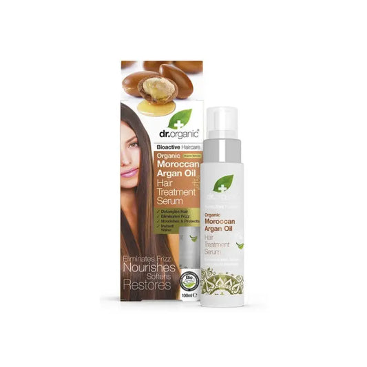 Dr. Organic Moroccan Argan Oil Hair Treatment Serum 100ml Jag Couture London - New York