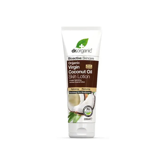 Dr. Organic Virgin Coconut Oil Skin Lotion 200ml Jag Couture London - New York