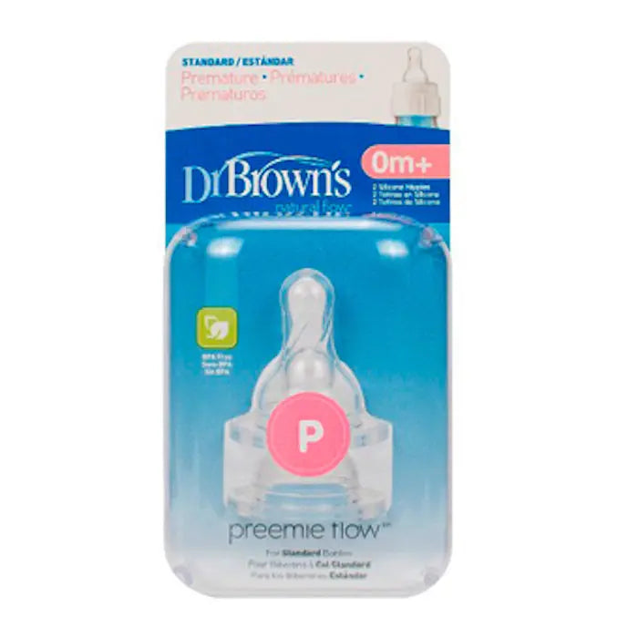 Dr.Brown's Premature Standard Teat 2 pcs. Jag Couture London - New York