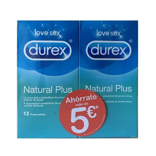 Duplo Durex Natural Plus 2 Uds Jag Couture London - New York