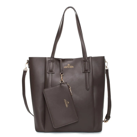 Egon Von Furstenberg Giada handbag by Jag Couture London New York, beige leather with gold accents and top handle.