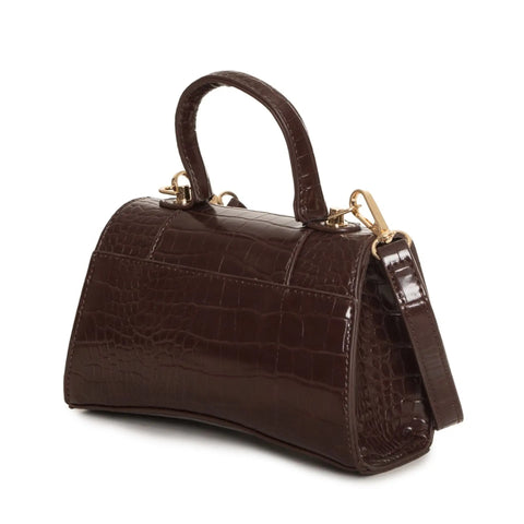 Egon Von Furstenberg X073 Jane handbag by Jag Couture London New York with leather strap and gold-tone hardware.