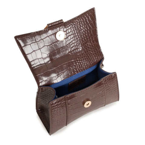 Egon Von Furstenberg X073 EVFW006 Jane handbag by Jag Couture London New York, featuring elegant leather design and gold accents.