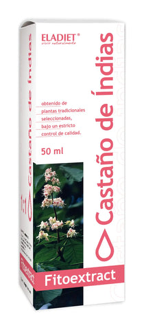 Eladiet Fitoextract Castaño de Indias 50ml bottle with label, natural herbal extract from Jag Couture London New York.