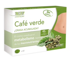 Jag Couture London - New York Eladiet Triestop Cafe Verde Sin Cafeina 60 Comp