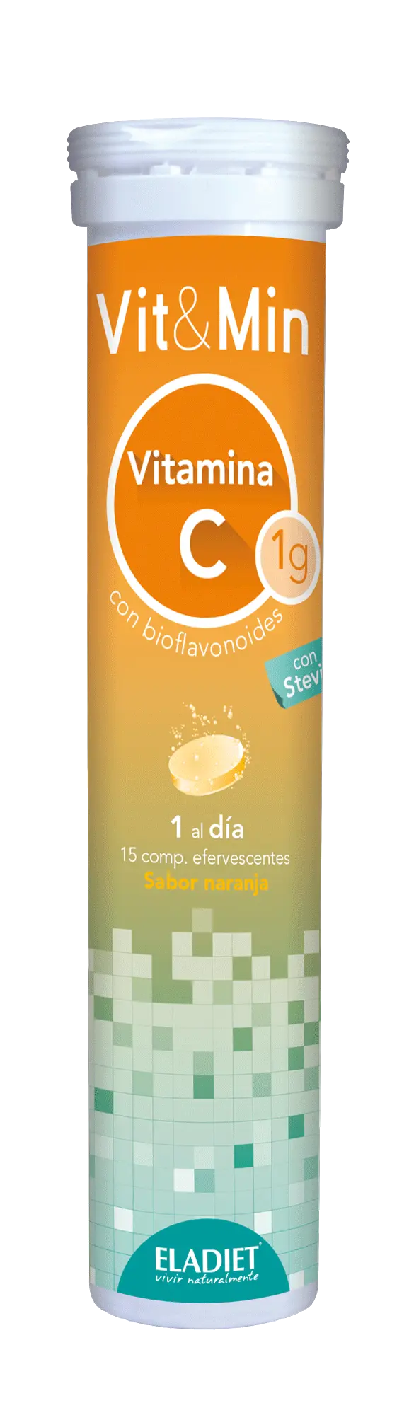 Eladiet Vit y Min Vitamina C 15 Comp Efervescentes Jag Couture London - New York