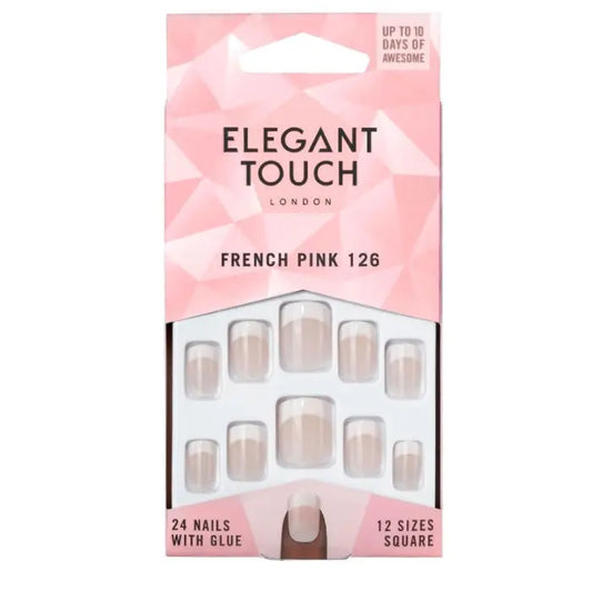 Elegant Touch Natural French Nails 126 Short Jag Couture London - New York