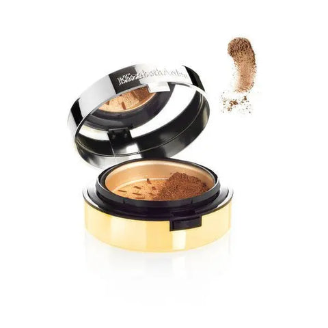 Elizabeth Arden Arden Maq Powder Pure Finish Mineral Sha compact with smooth, natural mineral powder in a sleek case.