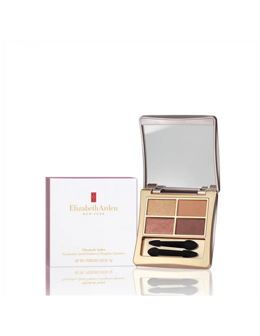 Elizabeth Arden Eyeshadow Quad Sombra de Ojos So Neutral in 3g with neutral shades, featuring four eyeshadow pans in sleek packaging.