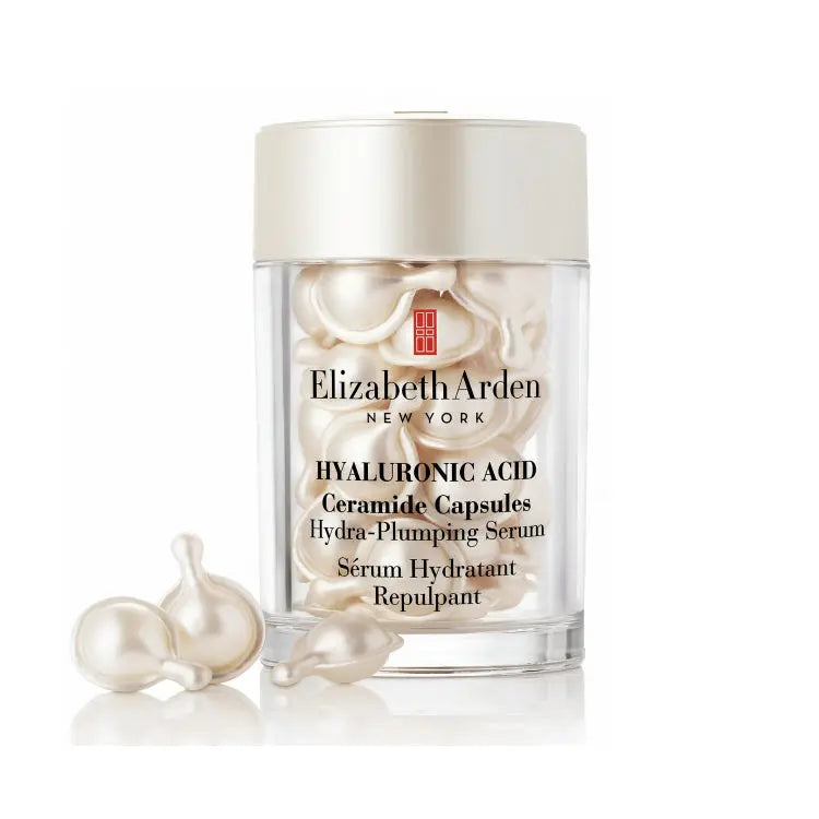 Elizabeth Arden Hyaluronic Acid Ceramide Hydra-Plumping Serum 90 Capsules Jag Couture London - New York