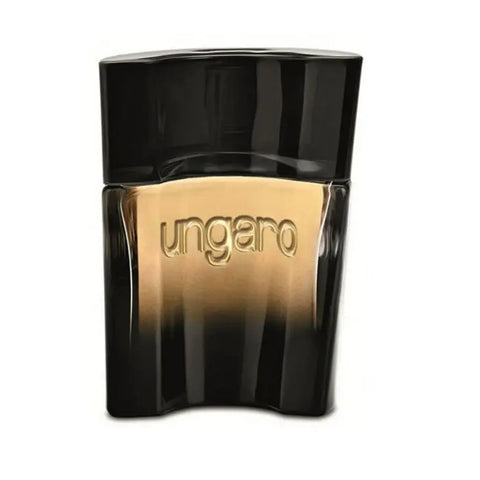 Emanuel Ungaro Feminin Eau De Toilette spray 90ml featuring a sleek perfume bottle with elegant design.