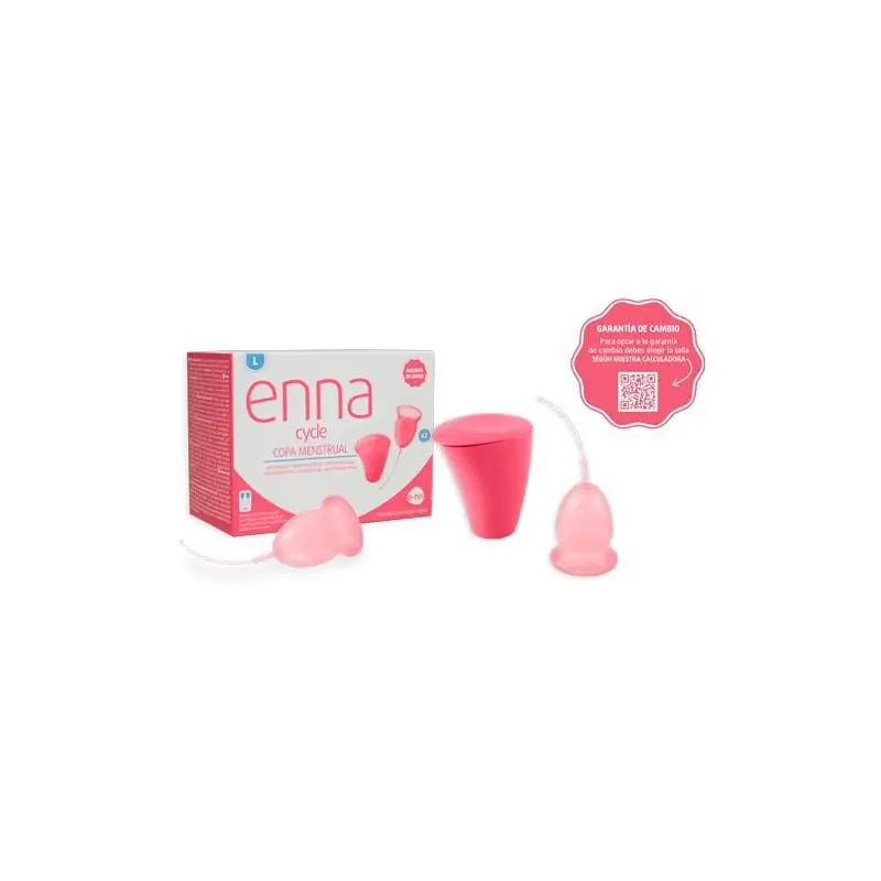 Jag Couture London - New York Enna Cycle Menstrual Cup Size L 2 Cups Sterilizer