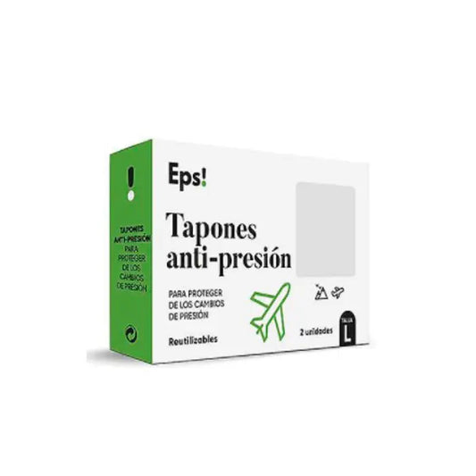 Eps Anti-Pressure Ear Plugs Size L 2 Units Jag Couture London - New York