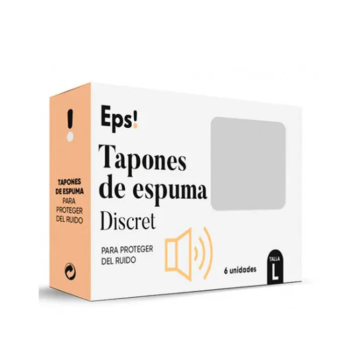 Eps Foam Ear Plugs Discret 6 Units Size L Jag Couture London - New York
