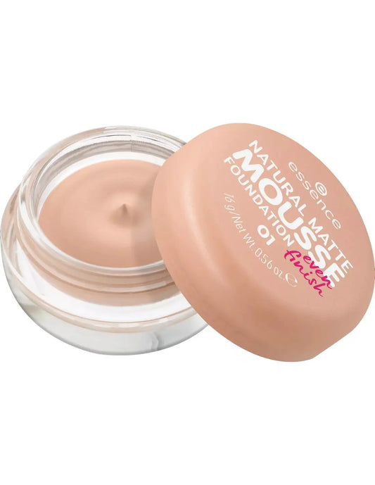 Essence Cosmetics Natural Matte Base Maquillaje En Mousse 01 16g Jag Couture London - New York