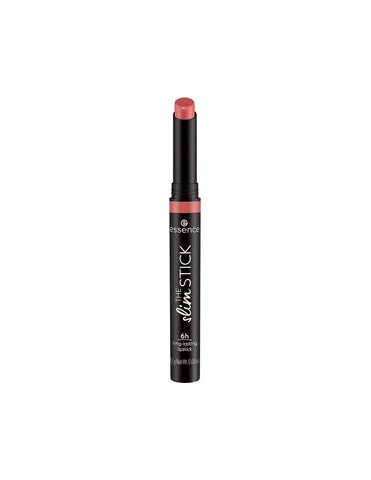 Essence Cosmetics Slim Stick long-lasting lipstick in shade 103 Brickroad, 1.7g, with sleek packaging from Jag Couture London New York.
