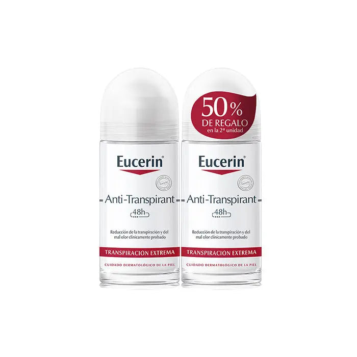 Eucerin Anti-Transpirant Deodorant Roll-On 2x50ml Jag Couture London - New York