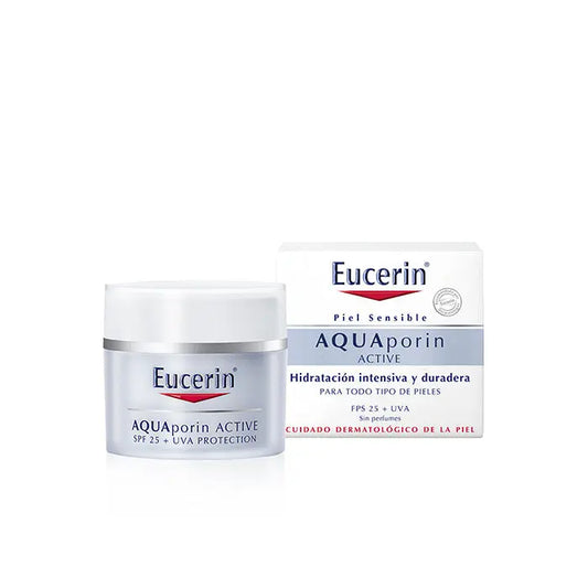 Eucerin Aquaporin Active With Spf25 And UVA Protection For All Skin Types 50ml Jag Couture London - New York